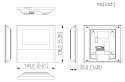 PANEL WEWNĘTRZNY VTH2611L-WP Wi-Fi / IP DAHUA