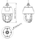 KAMERA IP SZYBKOOBROTOWA ZEWNĘTRZNA DS-2DE5425IW-AE(T5) - 3.7 Mpx 4.8 ... 120 mm Hikvision