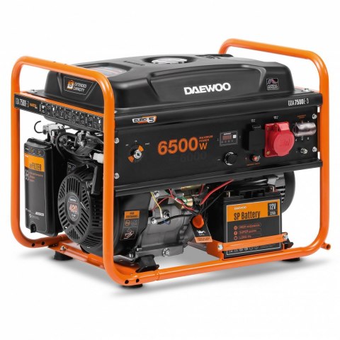 ZESTAW AGREGAT PRĄDOTWÓRCZY DAEWOO GDA 7500E-3 6.5kW + 2x GENERATOR OIL SAE 10W-30 DWO 600 ZESTAW AGREGAT PRĄDOTWÓRCZY DAEWOO GDA 7500E-3 6.5kW + 2x GENERATOR OIL SAE 10W-30 DWO 600