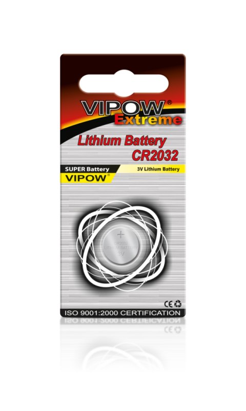 Bateria VIPOW EXTREME CR2032 1szt/blist.