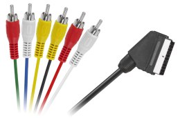 Kabel EURO - 6 x RCA 1,2m