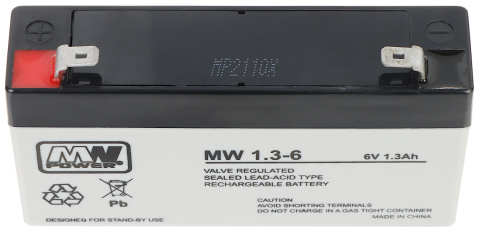 AKUMULATOR 6V/1.3AH-MW AKUMULATOR 6V/1.3AH-MW