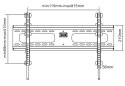 Uchwyt do LCD i plasmy uniwersalny 37-70 cali superpłaski z poziomicą