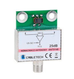 Wzmacniacz antenowy ekranowany 25dB Cabletech