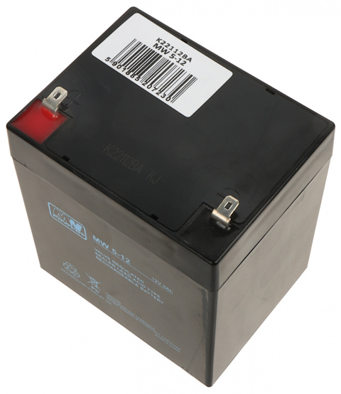 Akumulator MW 5-12 AGM 12V 5Ah MW Power Akumulator MW 5-12 AGM 12V 5Ah MW Power