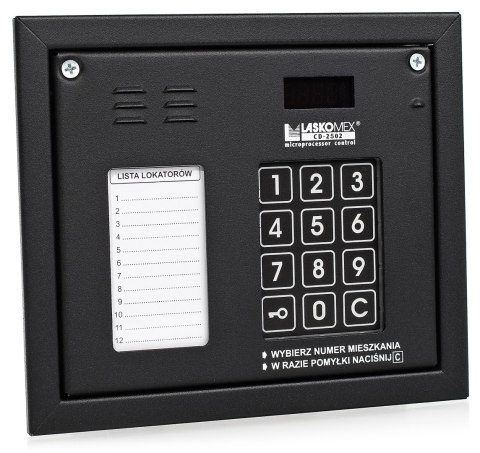 CP2502NP - cyfrowy panel domofonowy CP2502NP - cyfrowy panel domofonowy