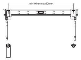 Uchwyt naścienny uniwersalny do LED TV (37-70