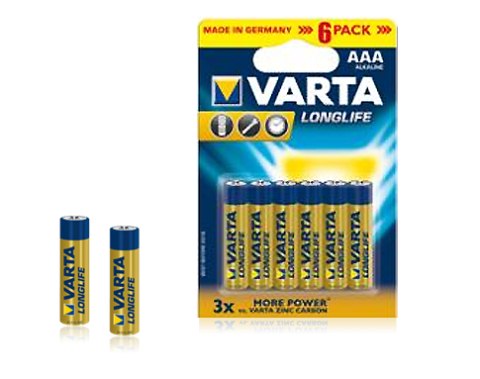 Bateria alkaliczna VARTA LR03 LONGLIFE 6szt./bl.