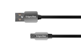 Kabel USB - micro USB wtyk-wtyk 1.0m Kruger&Matz