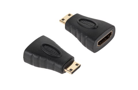 Złącze HDMI gniazdo-wtyk mini HDMI pozłacany