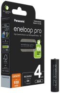 Akumulatorki R03 / AAA Panasonic Eneloop PRO 930mAh Ni-MH BK-4HCDE/4BE (blister 4 szt.)