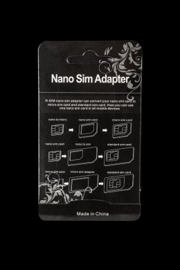 Adapter Nano SIM 3W1 czarny