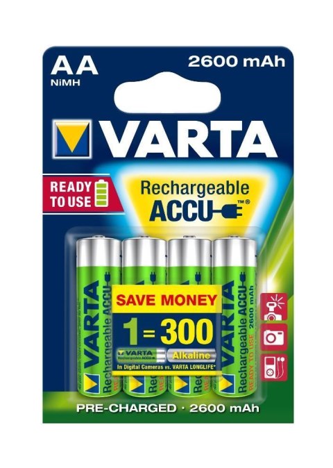 Akumulator VARTA AA 2600mAh 4szt./bl.