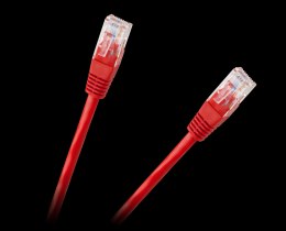 Patchcord kabel UTP 8c wtyk-wtyk 0,5m CCA czerwony cat.6e