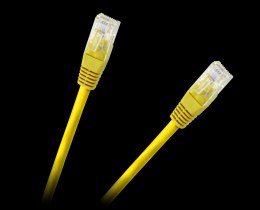 Patchcord kabel UTP 8c wtyk-wtyk 0,5m CCA żółty cat.6e