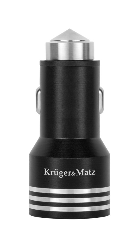 Ładowarka samochodowa Kruger&Matz 2xUSB z funkcją Quick Charge 3.0 Ładowarka samochodowa Kruger&Matz 2xUSB z funkcją Quick Charge 3.0