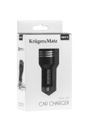 Ładowarka samochodowa Kruger&Matz 2xUSB z funkcją Quick Charge 3.0 Ładowarka samochodowa Kruger&Matz 2xUSB z funkcją Quick Charge 3.0
