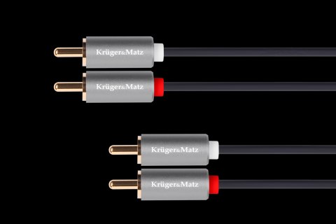 Kabel 2RCA-2RCA 5m Kruger&Matz Basic