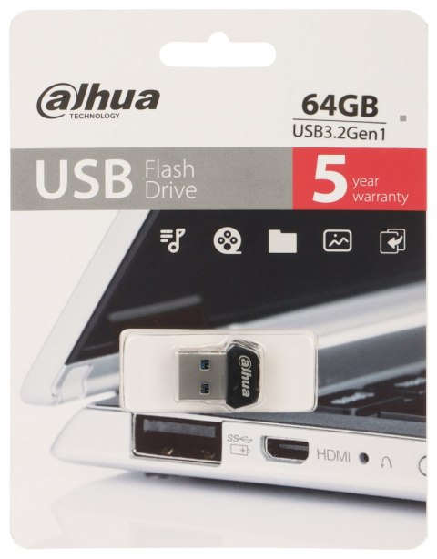 PENDRIVE USB-U166-31-64G 64 GB USB 3.2 Gen 1 DAHUA PENDRIVE USB-U166-31-64G 64 GB USB 3.2 Gen 1 DAHUA
