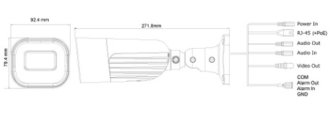 Kamera Tubowa IP LPR 2MPx I6-320LPR-MVF1 Kamera Tubowa IP LPR 2MPx I6-320LPR-MVF1