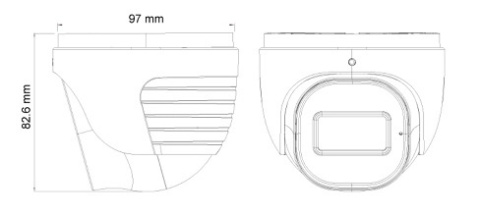 Kamera kopułowa IP 4Mpx rainbow DV-340SRN-28 Kamera kopułowa IP 4Mpx rainbow DV-340SRN-28