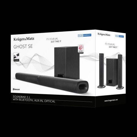 Soundbar Kruger&Matz Ghost zestaw 2.1 SE Soundbar Kruger&Matz Ghost zestaw 2.1 SE