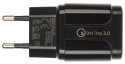 ŁADOWARKA SIECIOWA USB 5V/3A/USB-QUICK3.0/B STAZER ŁADOWARKA SIECIOWA USB 5V/3A/USB-QUICK3.0/B STAZER