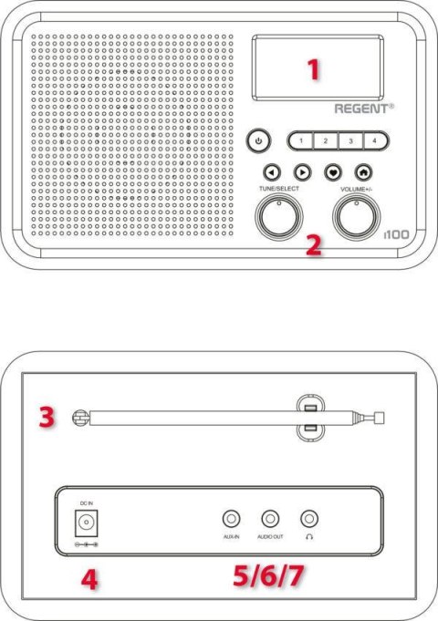 Radio internetowe Ferguson Regent i100S Radio internetowe Ferguson Regent i100S