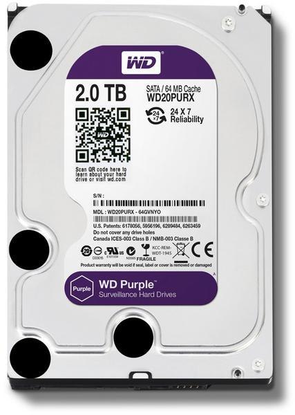 DYSK WD PURPLE 2TB WD23PURZ DYSK WD PURPLE 2TB WD23PURZ