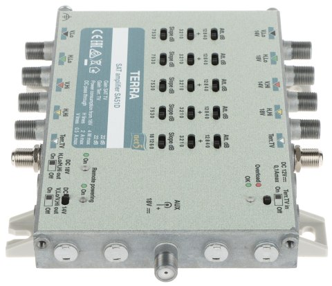 WZMACNIACZ DO MULTISWITCHY SA-51D 5 WEJŚĆ / 5 WYJŚĆ TERRA WZMACNIACZ DO MULTISWITCHY SA-51D 5 WEJŚĆ / 5 WYJŚĆ TERRA