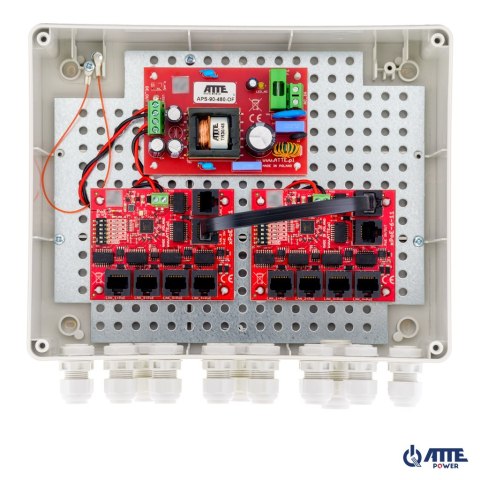 SWITCH ZEWNĘTRZNY 10-PORTOWY POE ATTE IP-9-11-L2