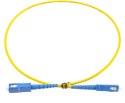 PATCHCORD ŚWIATŁOWODOWY SM 0,5M SIMPLEX 9/125, SC/UPC-SC/UPC