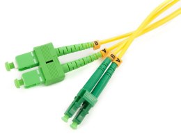 PATCHCORD ŚWIATŁOWODOWY SM 5M DUPLEX 9/125, SC/APC-LC/APC 3MM