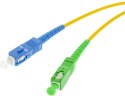 PATCHCORD ŚWIATŁOWODOWY SM SC/UPC-SC/APC SIMPLEX 2m