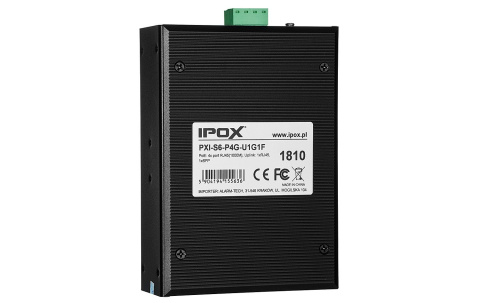 PXI-S6-P4G-U1G1F - switch przemysłowy gigabitowy PoE 4-port + 1 RJ45 + 1 SFP PXI-S6-P4G-U1G1F - switch przemysłowy gigabitowy PoE 4-port + 1 RJ45 + 1 SFP