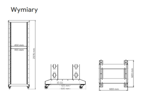 R46642 - stojak Rack 19'' 600x600x42U R46642 - stojak Rack 19'' 600x600x42U