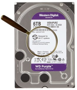 DYSK DO REJESTRATORA HDD-WD64PURZ 6TB 24/7 WESTERN DIGITAL