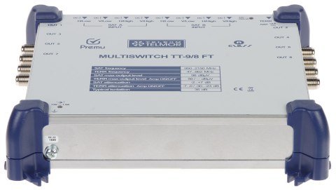 MULTISWITCH TT-9/8-FT-PREMU 9 WEJŚĆ / 8 WYJŚĆ PREMU TELMOR MULTISWITCH TT-9/8-FT-PREMU 9 WEJŚĆ / 8 WYJŚĆ PREMU TELMOR