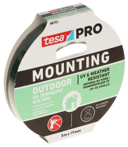 DWUSTRONNA TAŚMA MONTAŻOWA MOUNTING-PRO/OUTDOOR/5X19 TESA