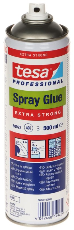 KLEJ SPRAY-GLUE/500ML SPRAY 500 ml TESA