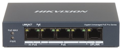 SWITCH POE DS-3E0505HP-E 4-PORTOWY Hikvision SWITCH POE DS-3E0505HP-E 4-PORTOWY Hikvision