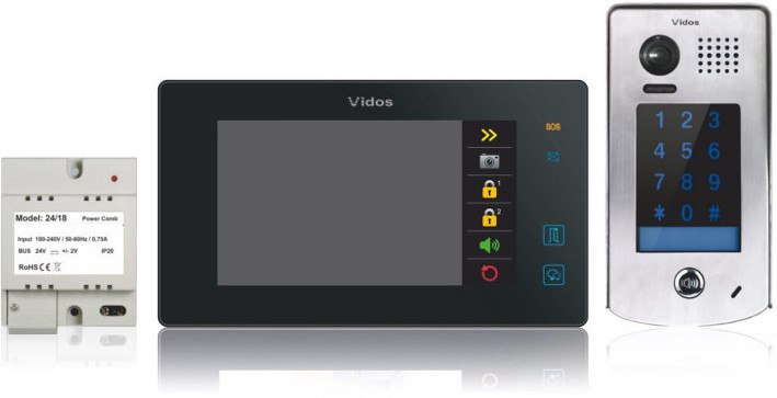 Wideodomofon VIDOS DUO M1021B / S1301D