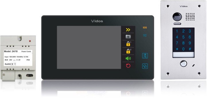 Wideodomofon VIDOS DUO M1021B / S1401D