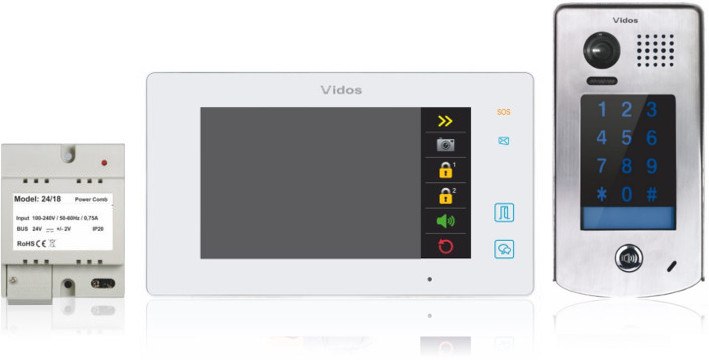 Wideodomofon VIDOS DUO M1021W / S1301D