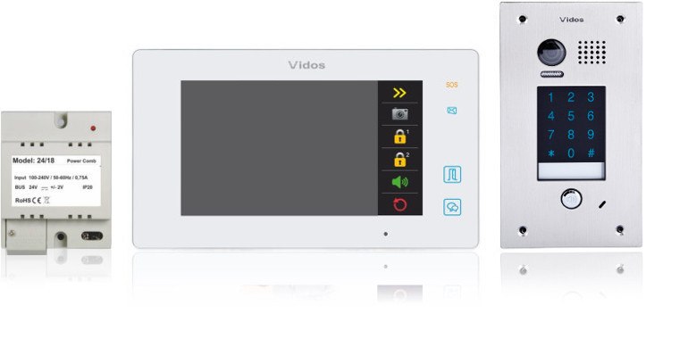 Wideodomofon VIDOS DUO M1021W / S1401D